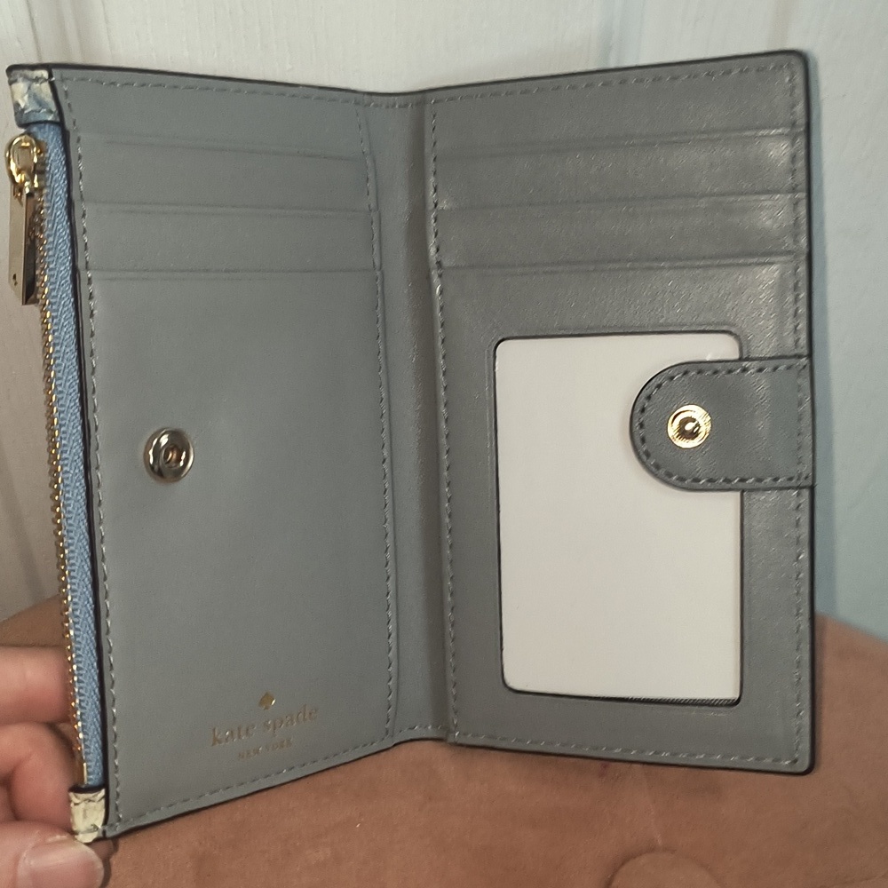 Kate Spade Hayes Street Snake-Embossed Wallet - Picture 10 of 11